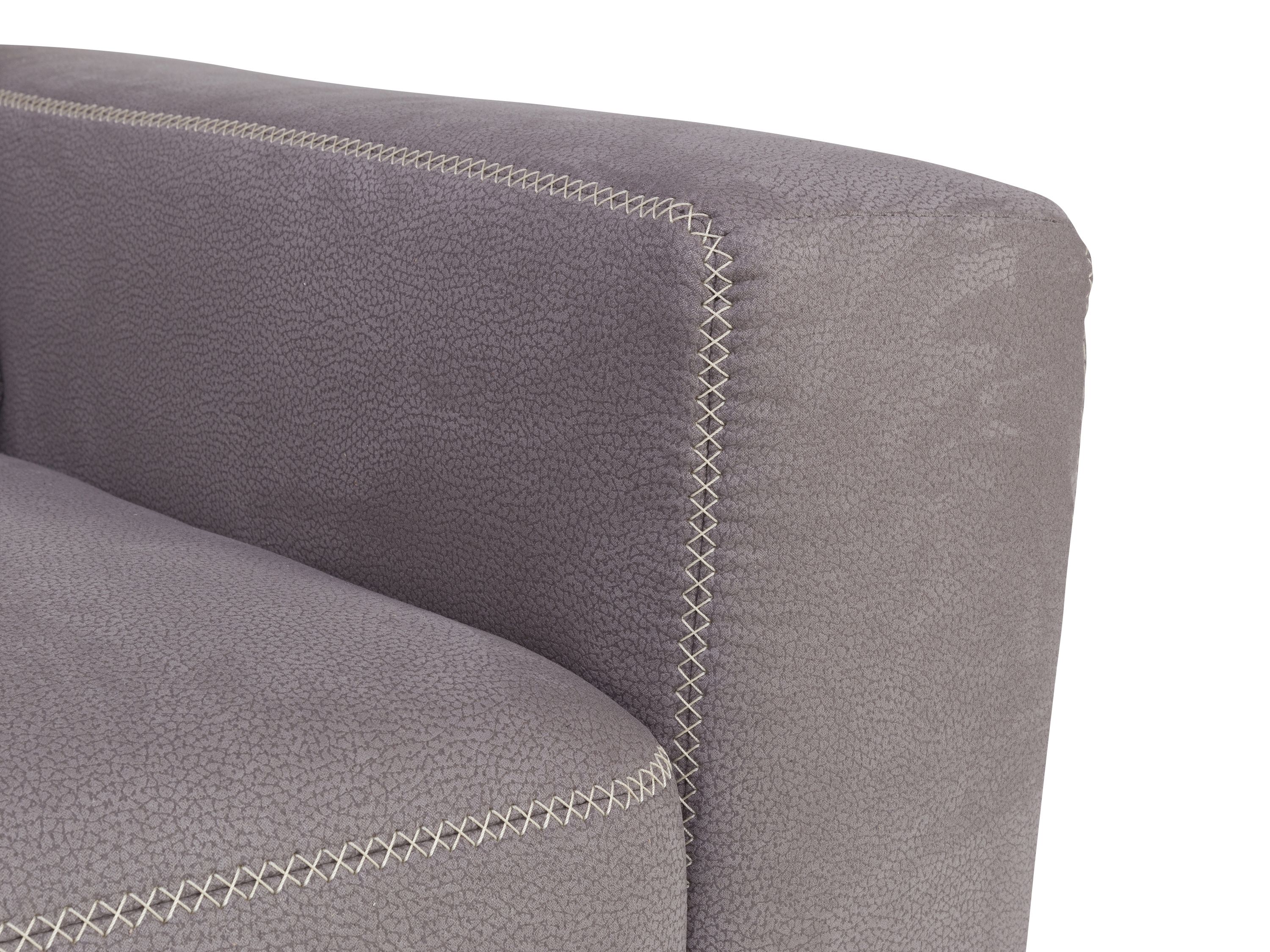 Sofa 2,5 Sitzer vito BUDDY STEELGRAU 38