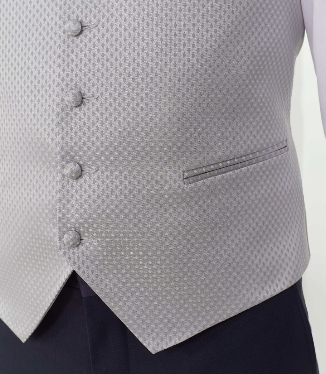 Gilet cérémonie gris 