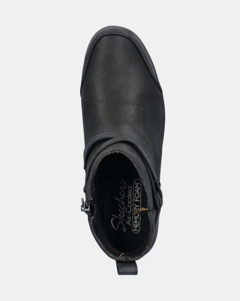 Skechers Pier-Lite Enkellaarsjes  - zwart