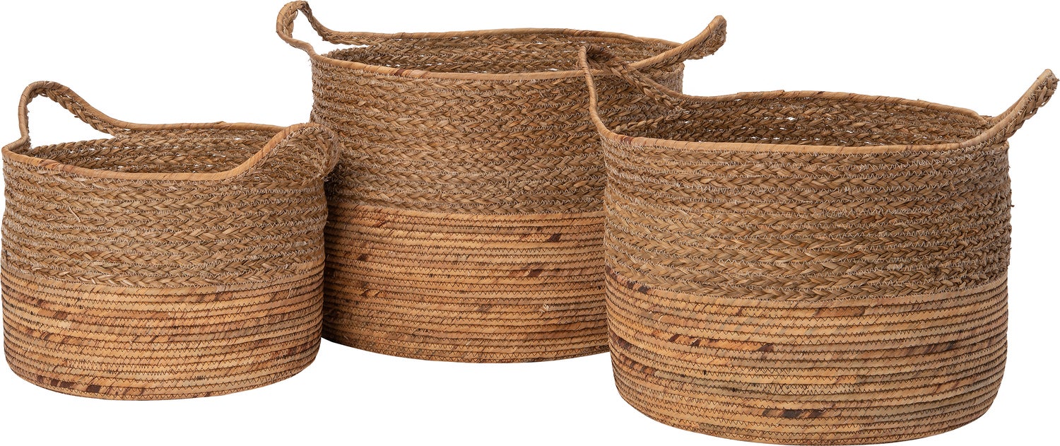 Intratuin opbergmand Vijs naturel D 35 H 25 cm