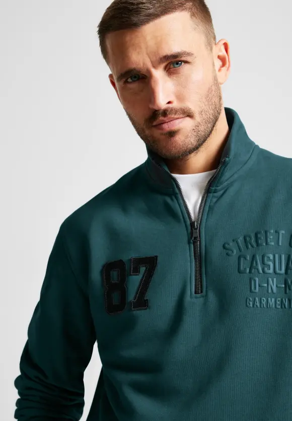 Troyer Sweatshirt - oxford green