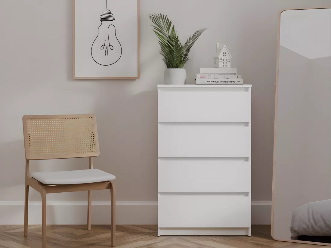 Commode moderne avec 4 tiroirs Malwa M4