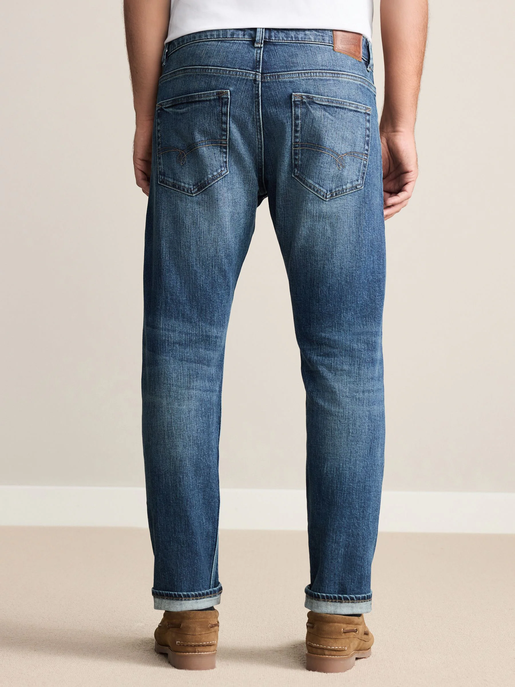 Normaal blauw - Slim Fit - Signature Japanse zelfkant denim jeans