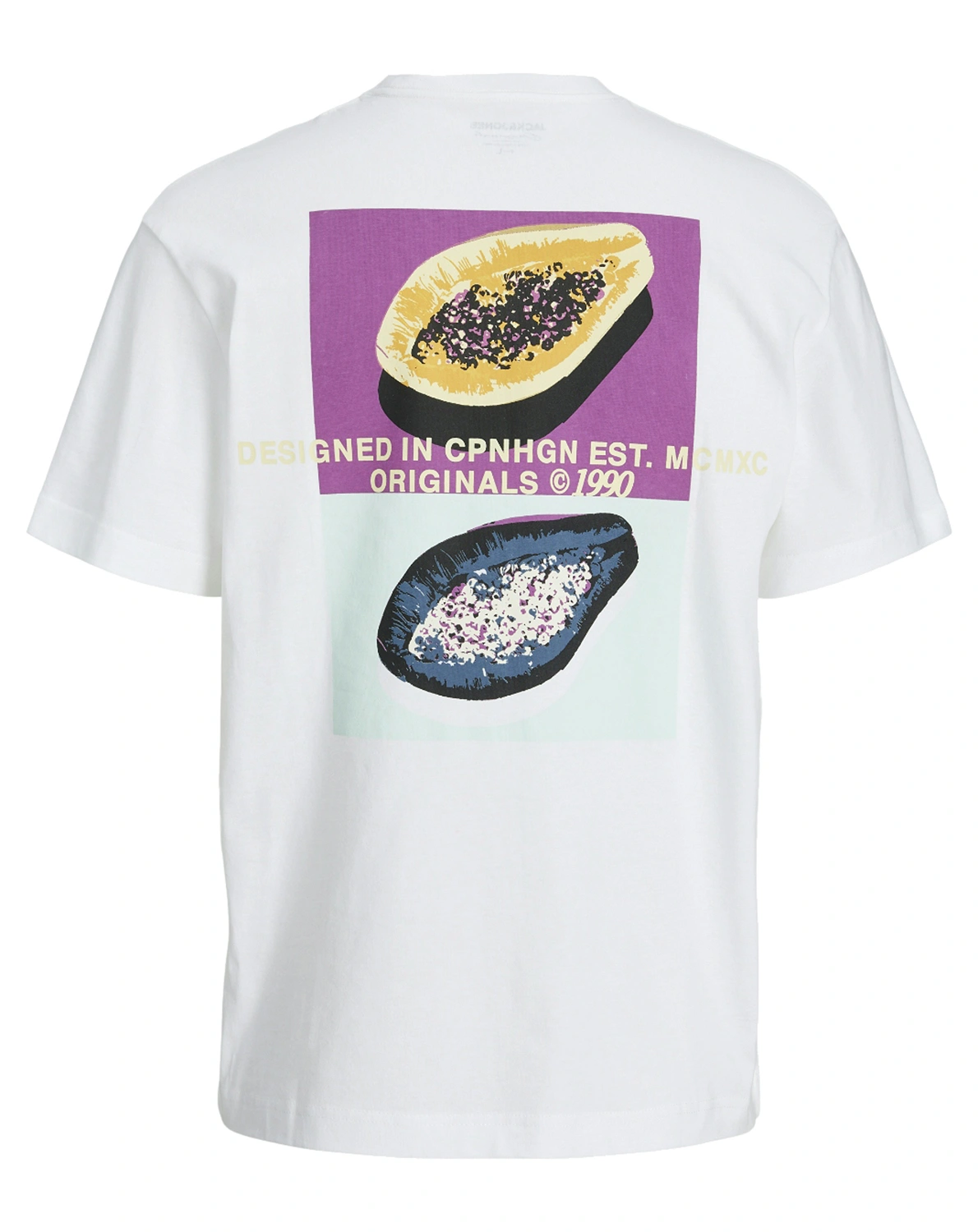 T-Shirt JORTAMPA PAPAYA in bright white