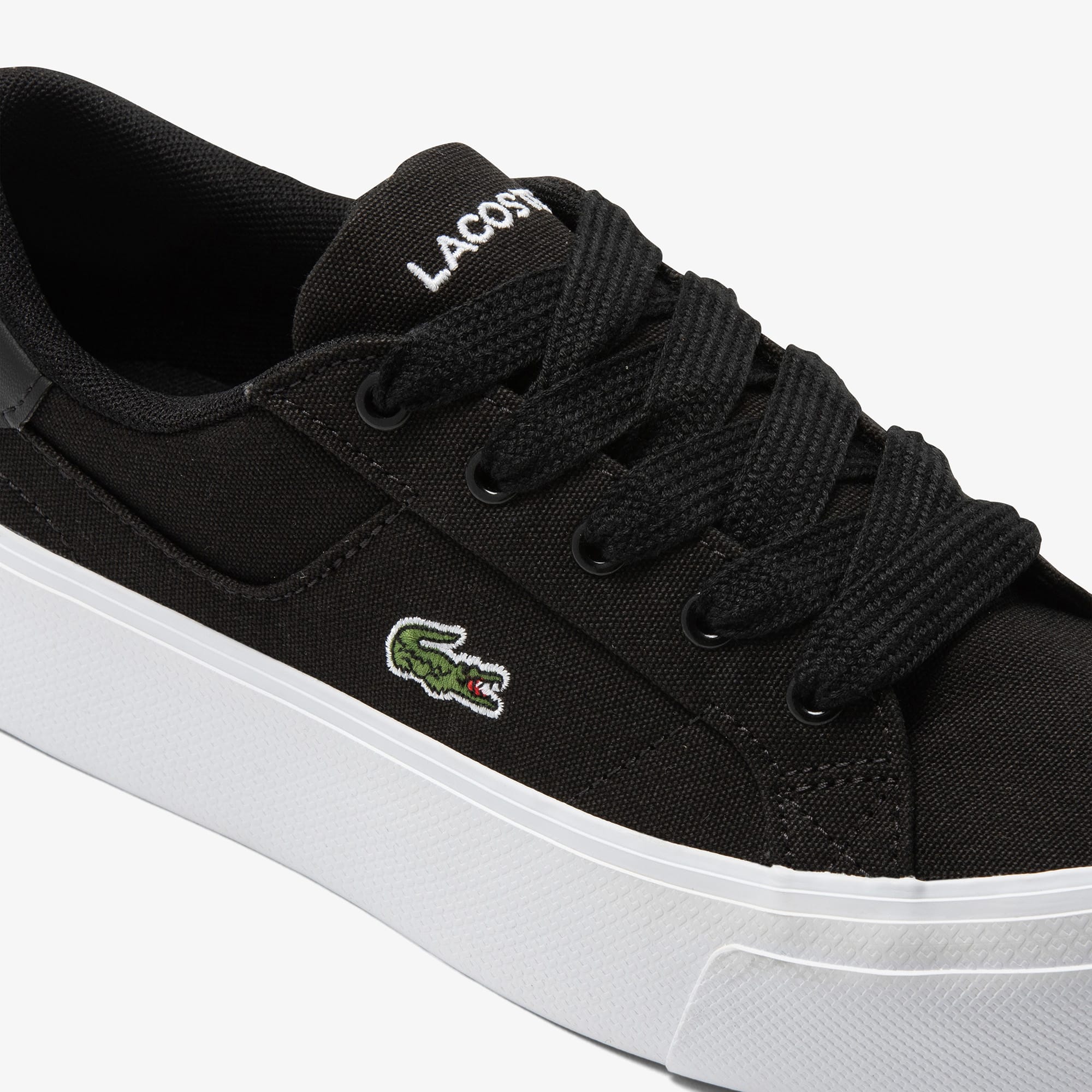 Sneakers Ziane Platform femme Lacoste en textile Sneakers - Noir - Lacoste - Femme