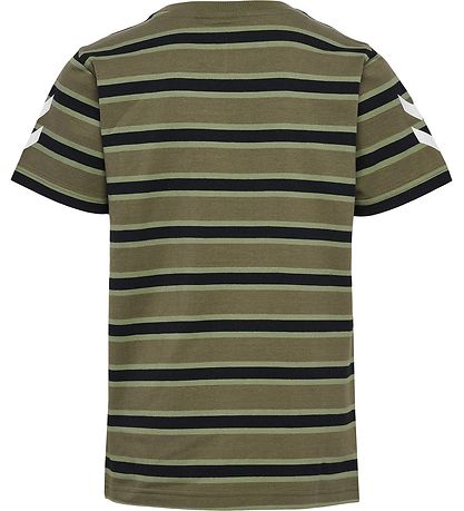 Hummel T-Shirt - hmlOhio - Kalamata m. Striber