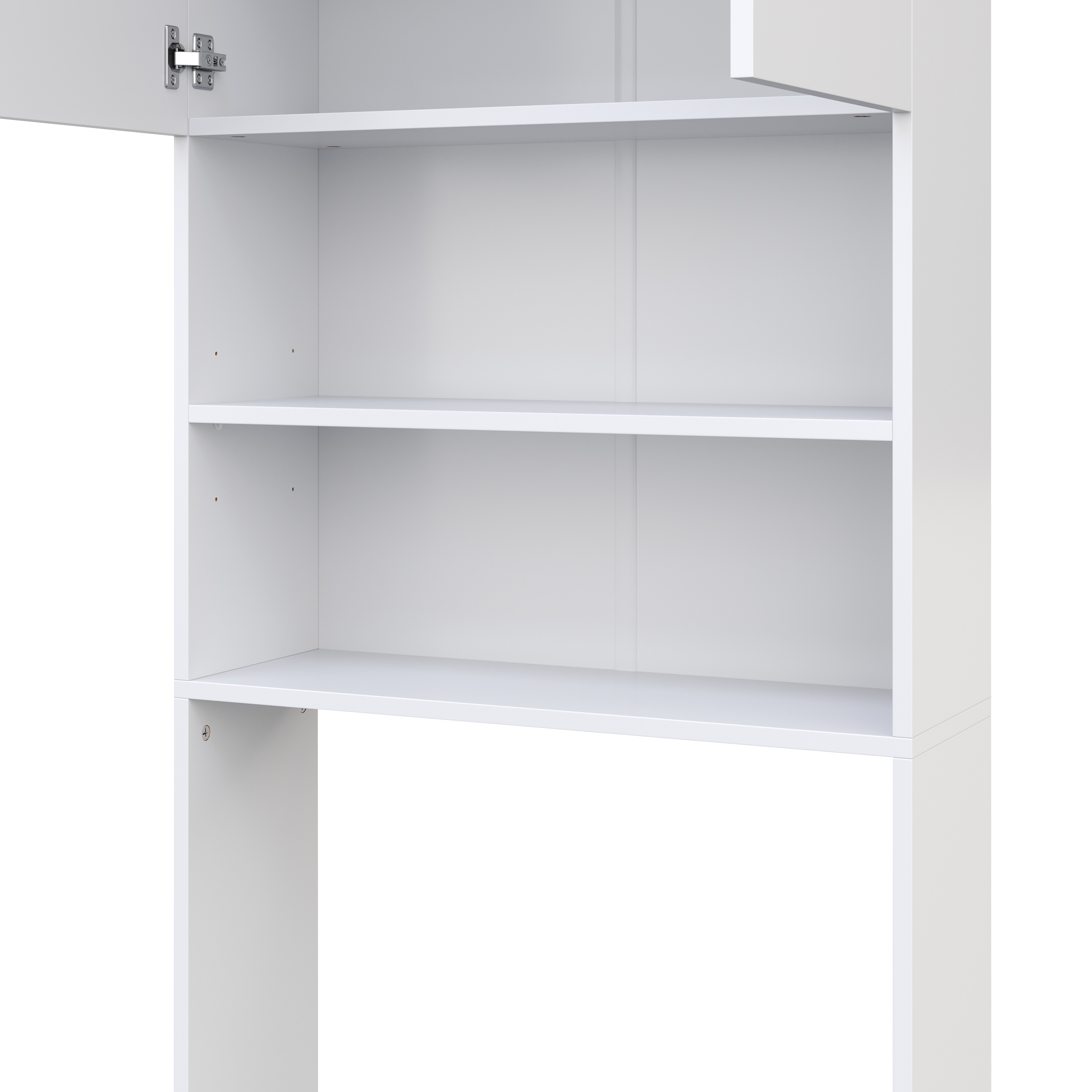 Waschmaschinenschrank 64 x 26 x 190 cm weiss