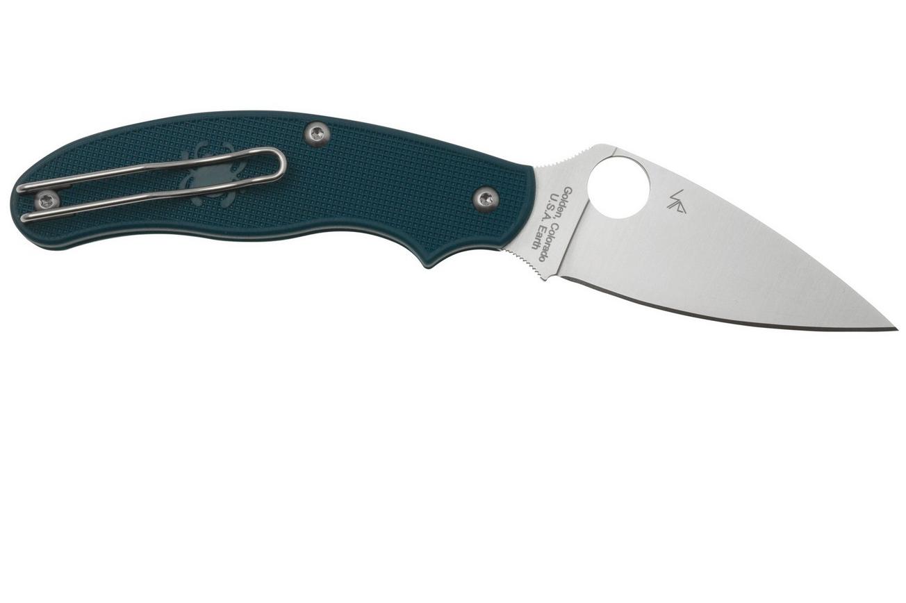 Spyderco UK Penknife CPM-SPY27 C94PCBL Cobalt Blue FRN, zakmes
