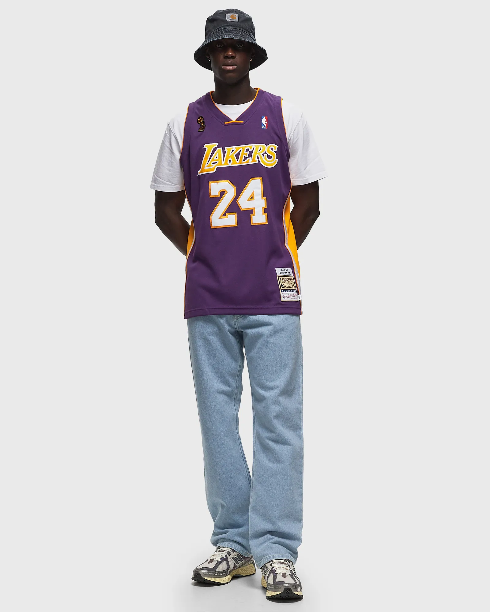 Mitchell & Ness NBA AUTHENTIC JERSEY LOS ANGELES LAKERS ROAD FINALS 2008-09 KOBE BRYANT #24