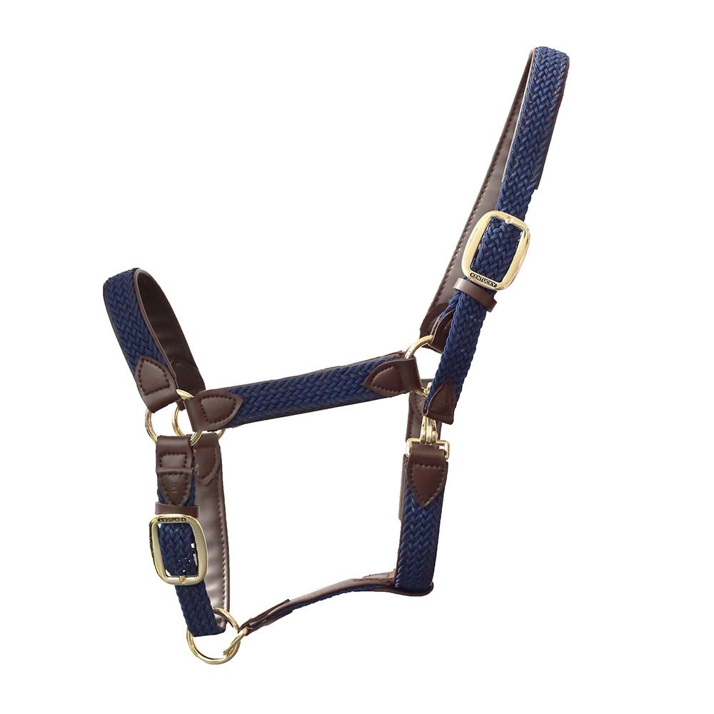 Kentucky NYLON TRESSÉ - Licol bleu marine