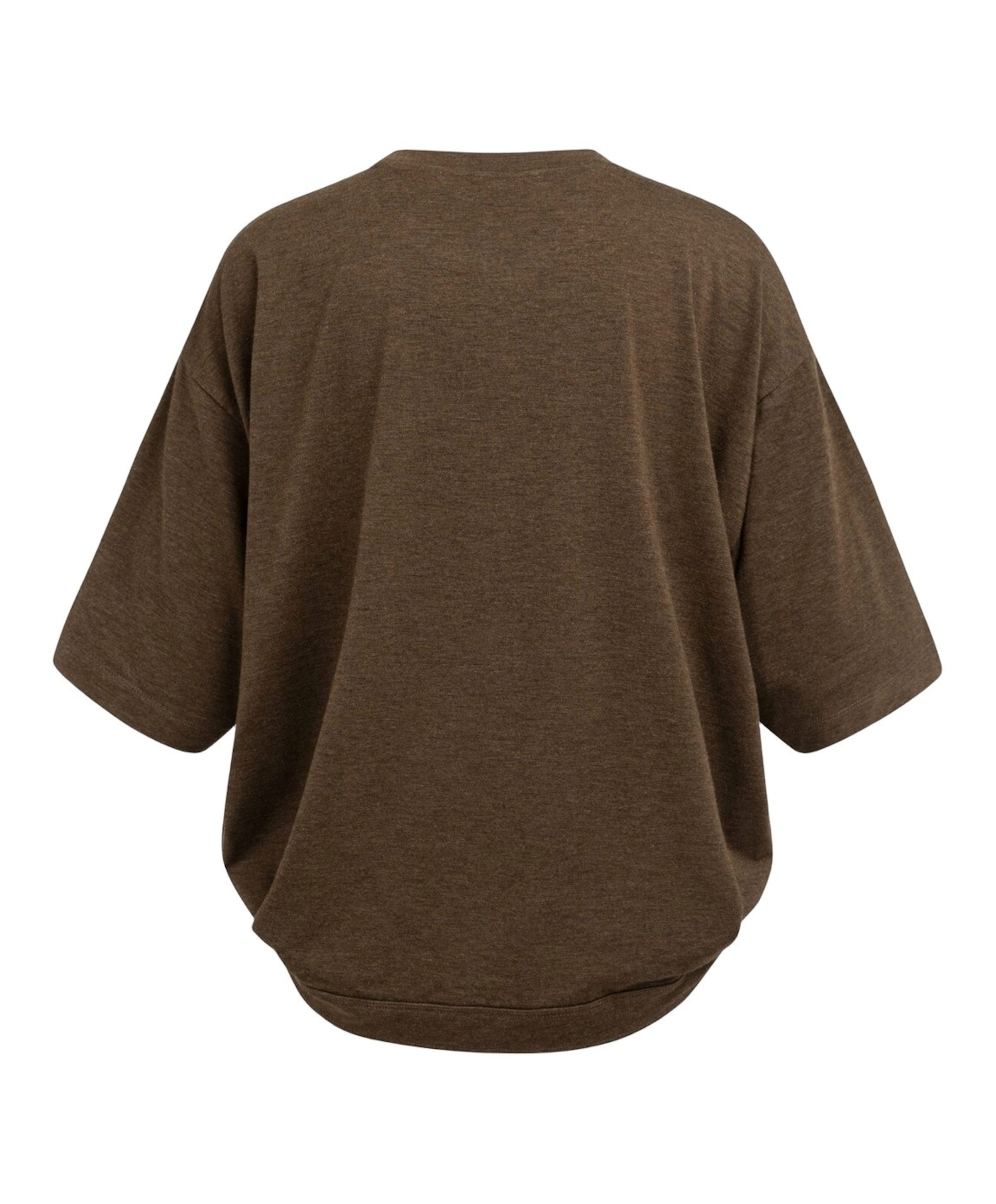 YAYA Dames T-shirt bruin