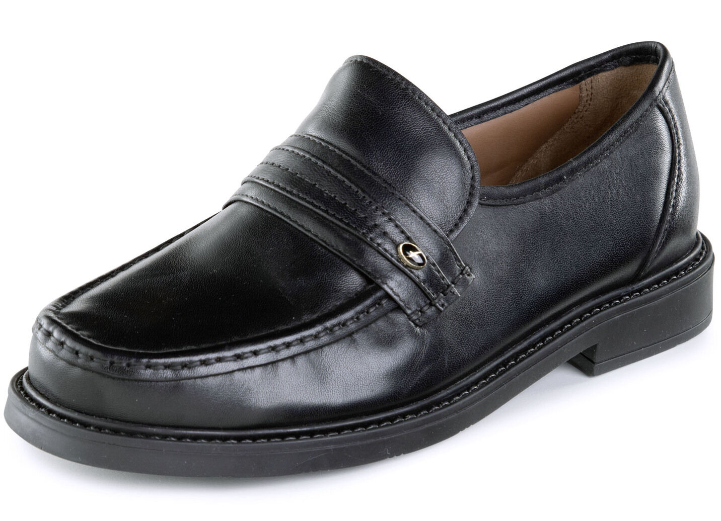 GINO GALANTE, schicke Herren-Slipper, mit Gummizug