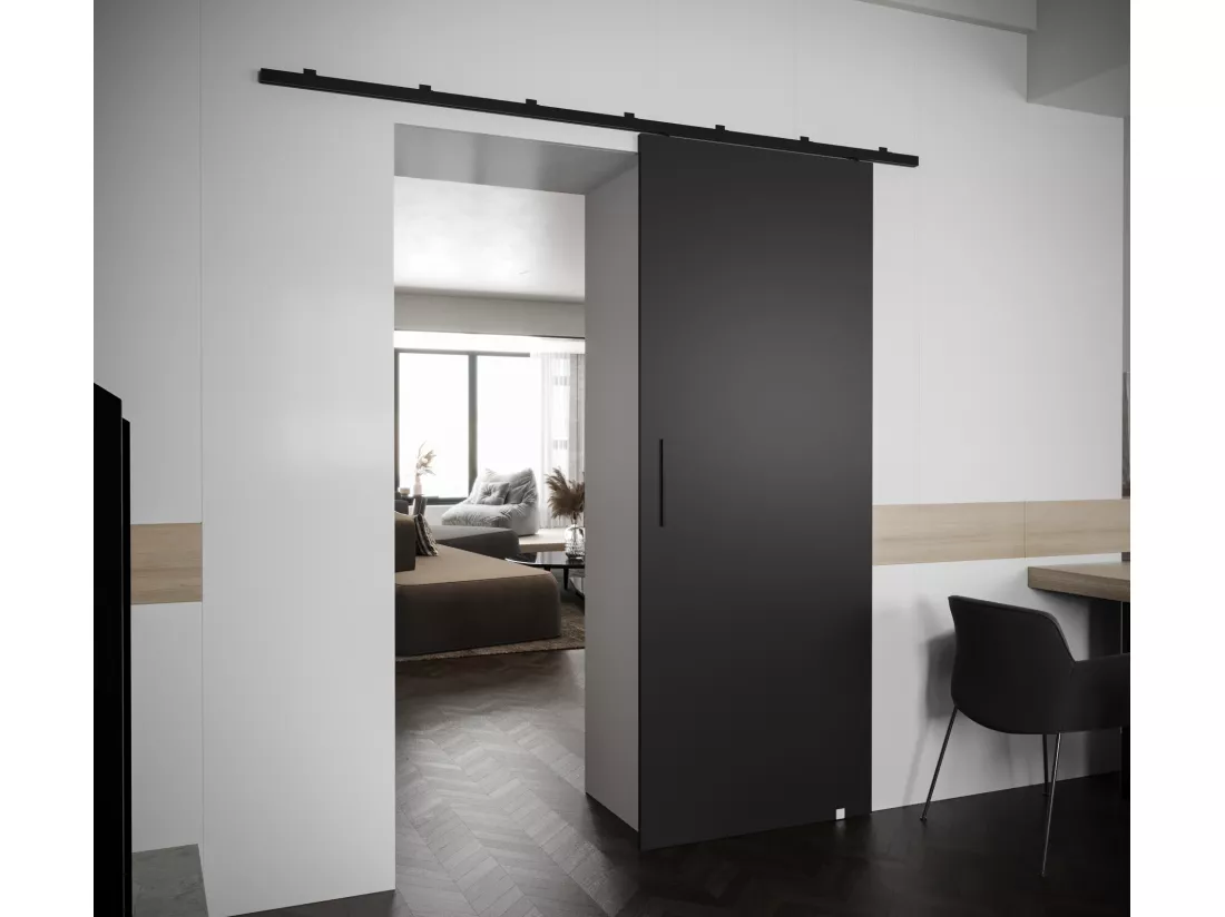 Portes coulissantes Zonda I 70x204 cm (Noir)
