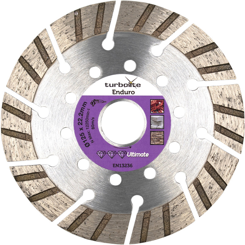 Turbolite Ultimate Enduro diamantschijf universeel 125x22,2mm