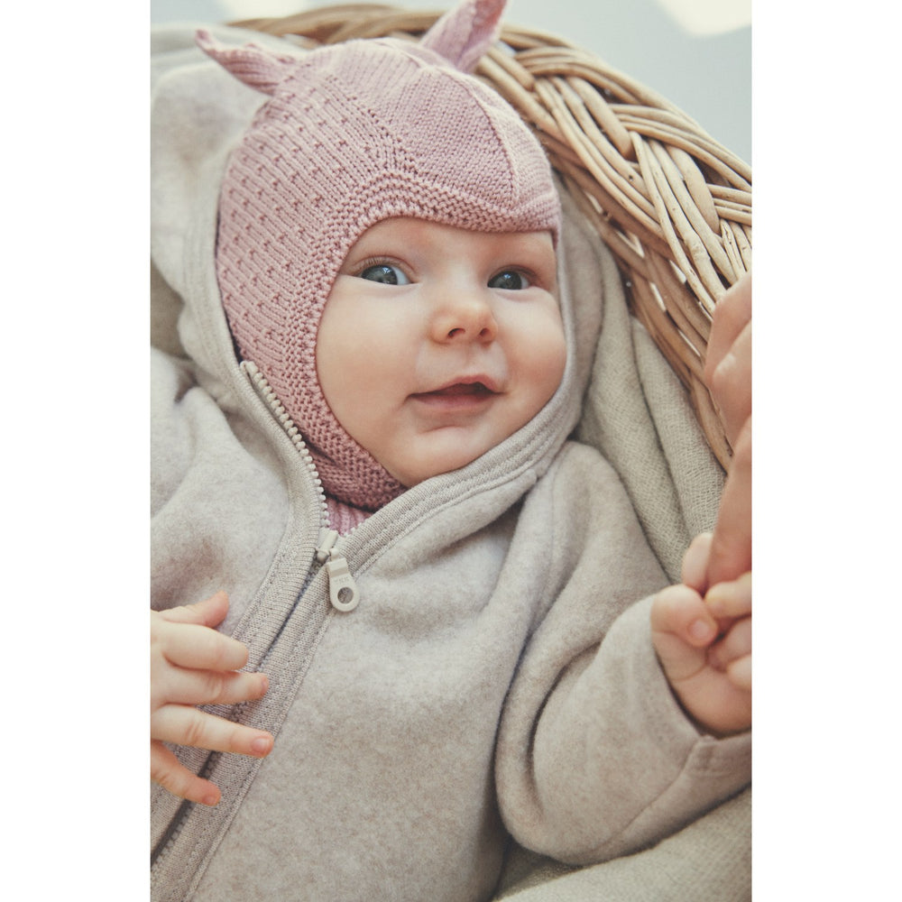 Køb Huttelihut Camel Melange Jakke Ears Bomuld Fleece