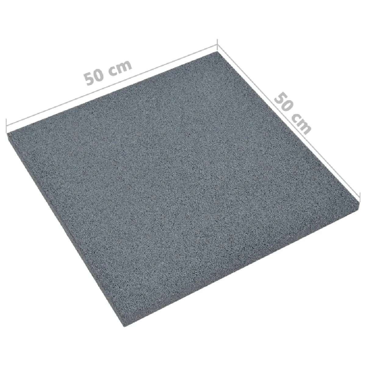 vidaXL Carreaux de protection antichoc 12pcs Gris