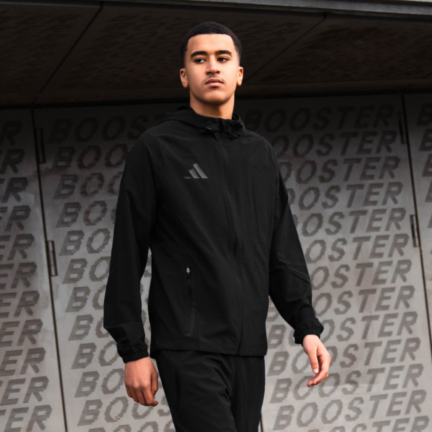 adidas Tiro 25 Vis Tech Competition Hooded Trainingspak Full-Zip Zwart Donkergrijs
