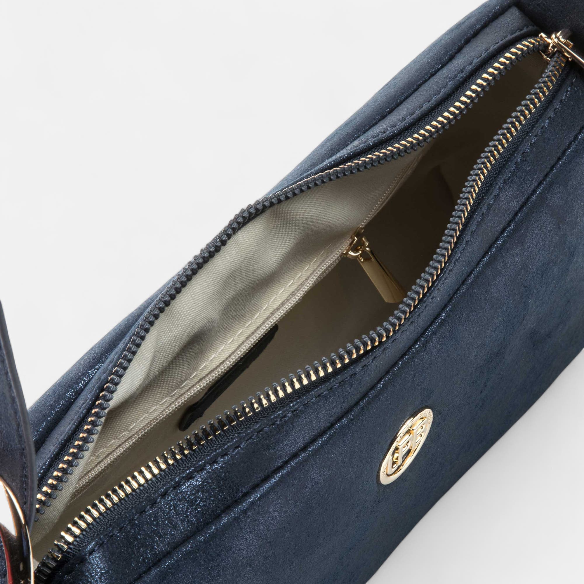 Sac à main bleu marine