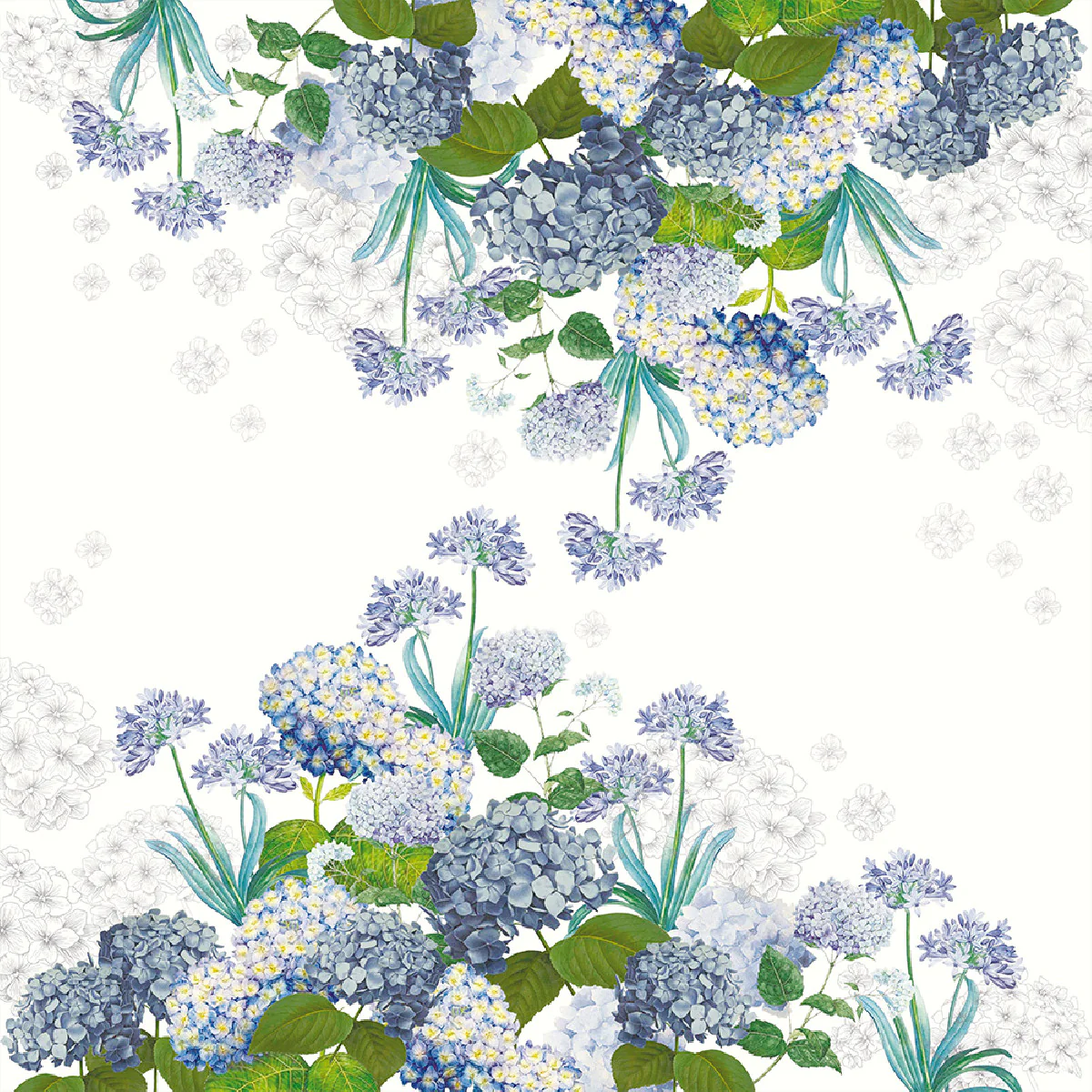Nappe antitache déperlant pur lin multicolore 170X260 Garnier Thiebaut