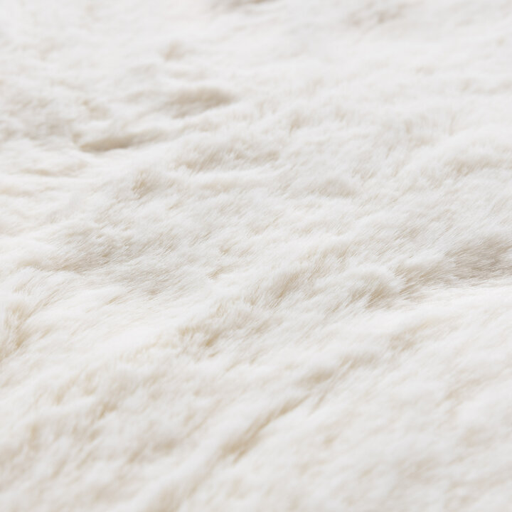 Rond Hoogpolig vloerkleed - Comfy Supreme Wit