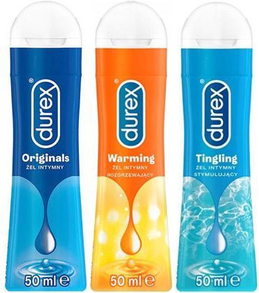 Durex Play Trio (Sensitive, Tingle, Warming) 3 X 50ml
