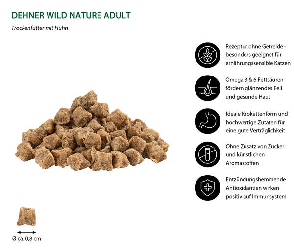 Dehner Wild Nature Trockenfutter für Katzen