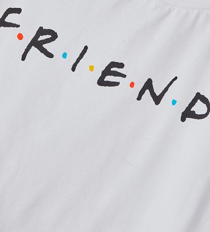 LMTD x Friends T-shirt - NlfFriends - Bright White