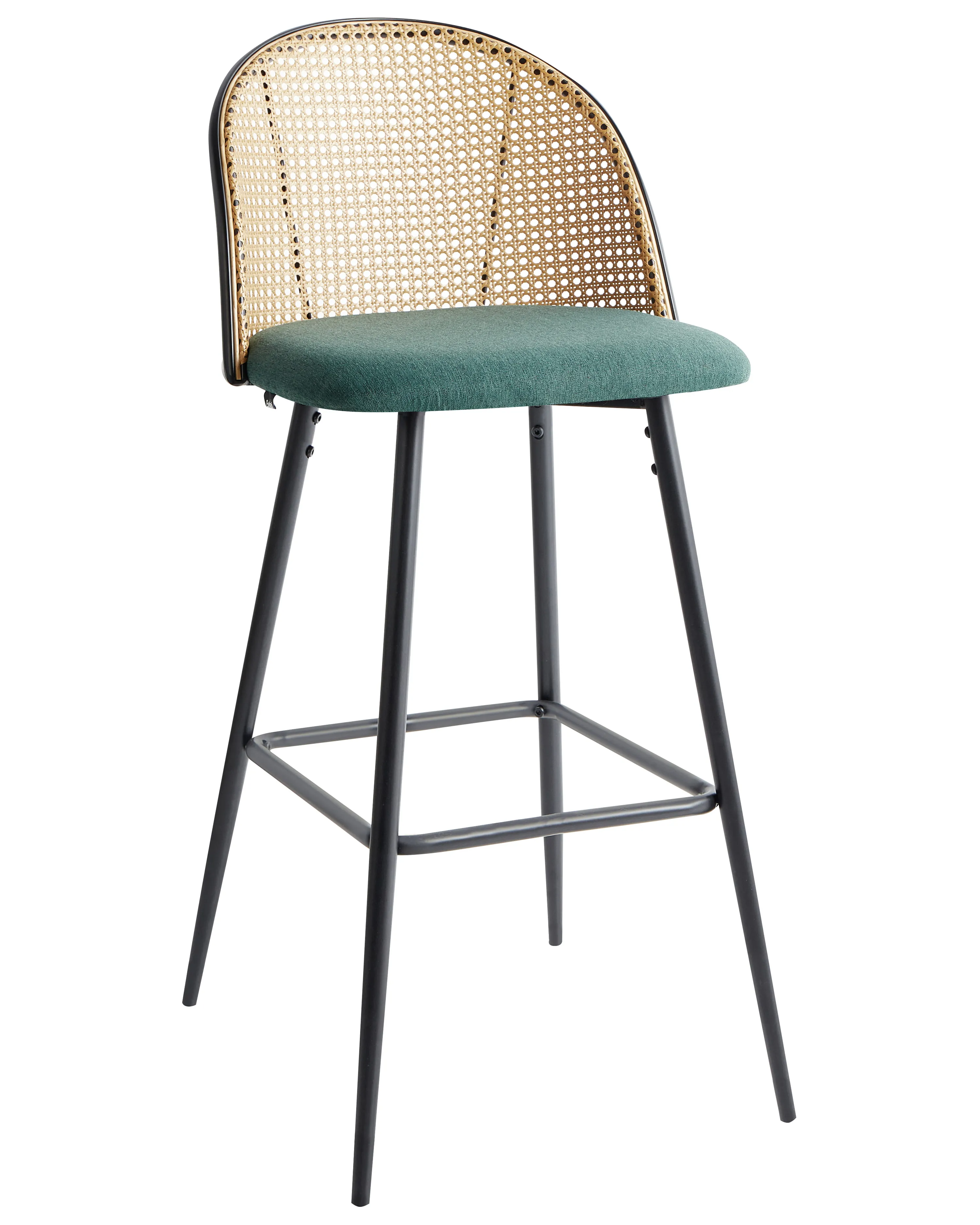 Set van 2 barstoelen CORNELL Metaal Groen