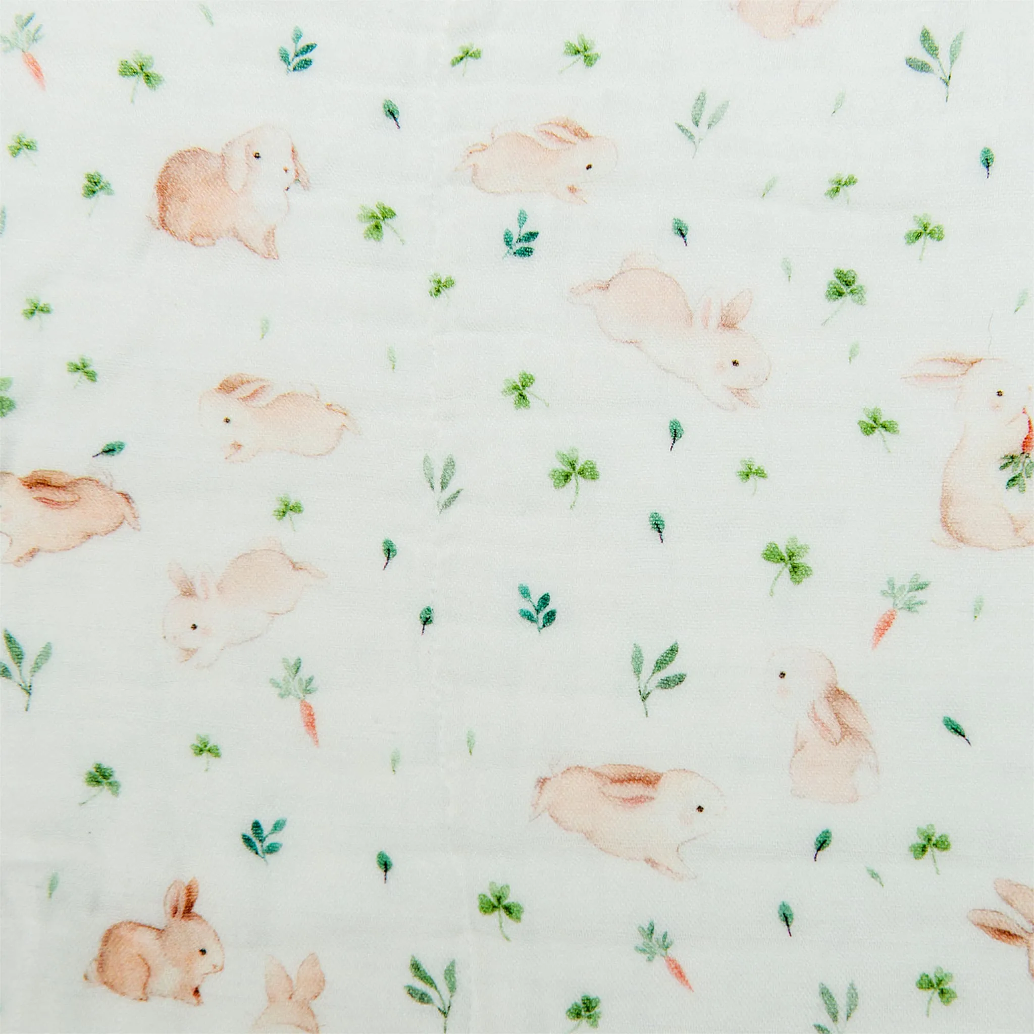 Loulou Lollipop Couverture Mousseline Bambou - Lapins