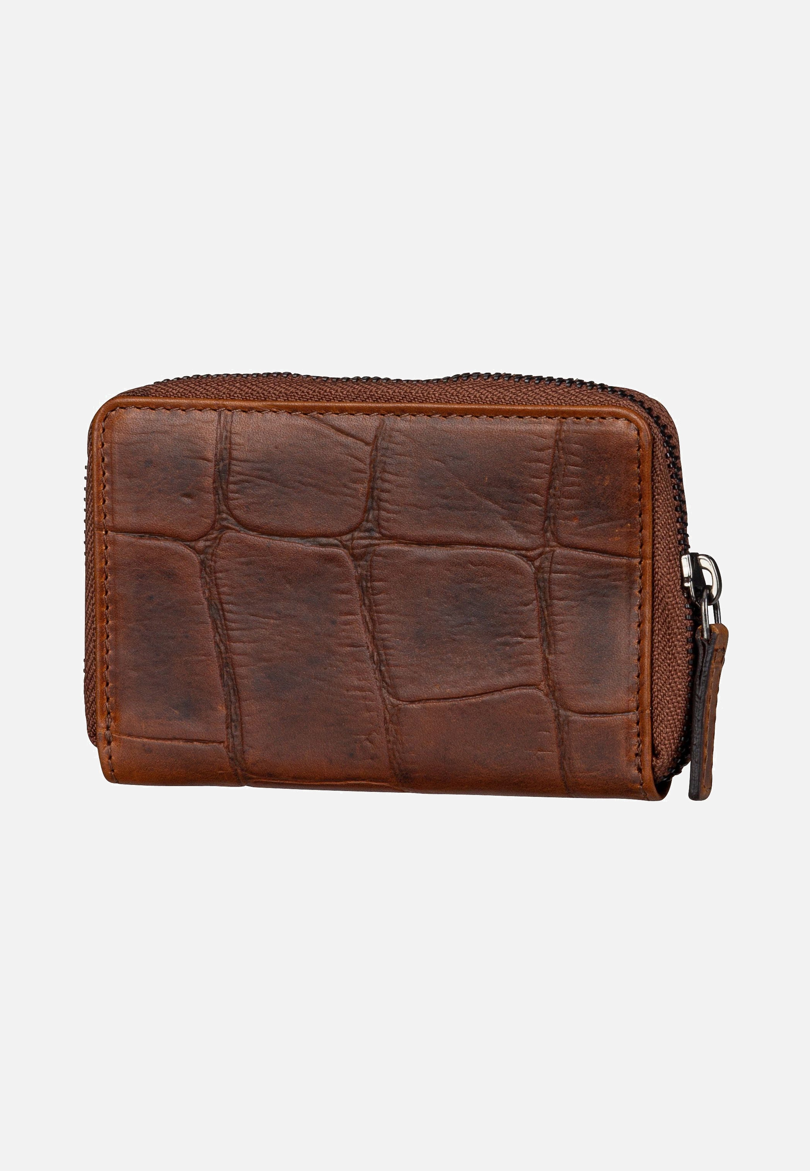 Nevio Zip 5911 Cognac - Portemonnaie