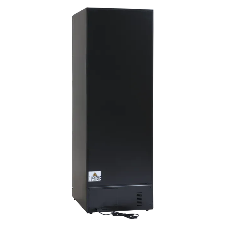 Scandomestic SV 1382 B - Vinkøleskab - 2 Zoner - bredde: 59.5 cm - dybde: 68.2 cm - højde: 176.4 cm - 461 liter - sort - Optil 138 flasker