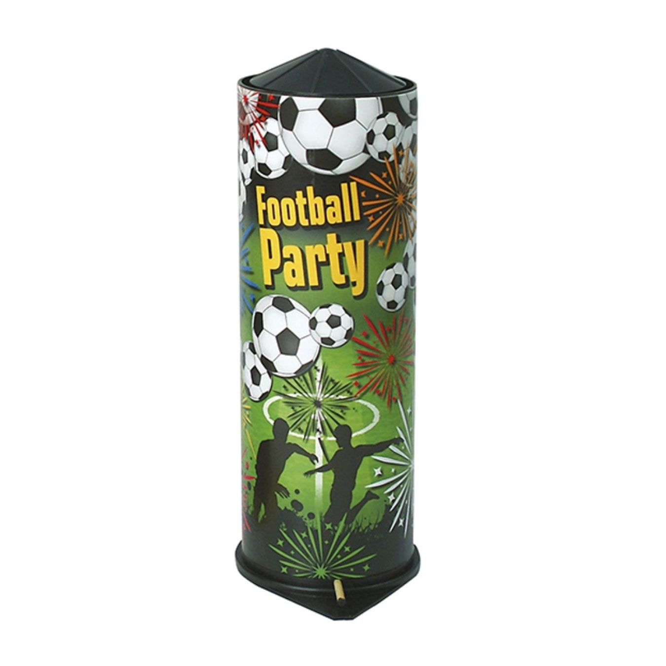 (21cm) Ø7.5cm Mini Tischbombe Party Spiele   Dekoration Partybombe für Geburtstage / Silvester (TB20-169) - Fussball