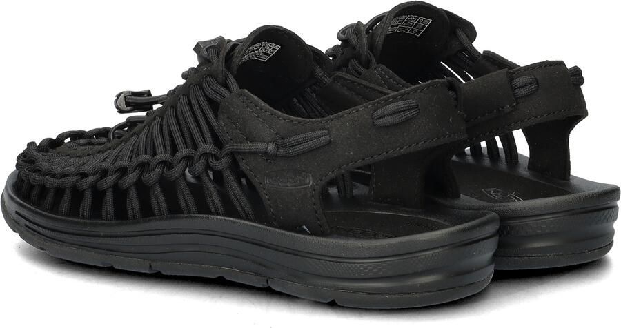 Keen Uneek Dames Sandalen Black Black Zwart Polyester K1014099