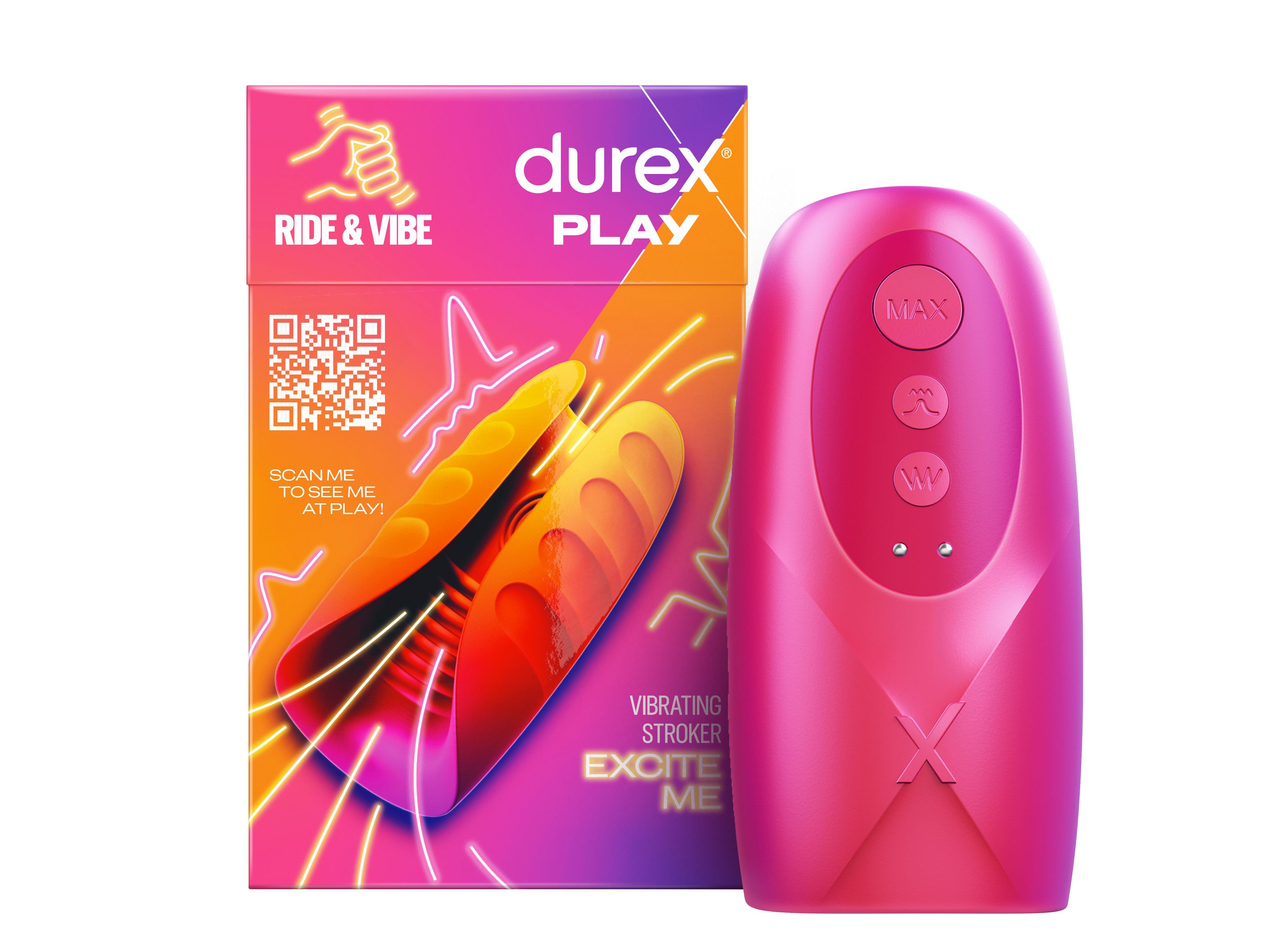 ESTIMULADOR DUREX MANGA DE MASTURBAÇÃO VIBRATORIA