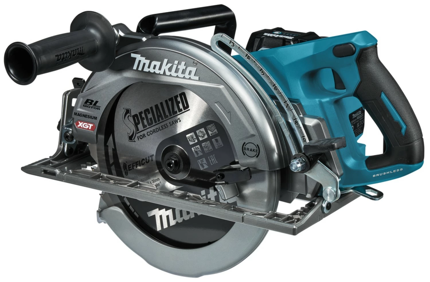 Makita RS002GT101 XGT 40V Max Li-ion Accu Cirkelzaag 260 mm set (1x 5,0Ah) - koolborstelloos