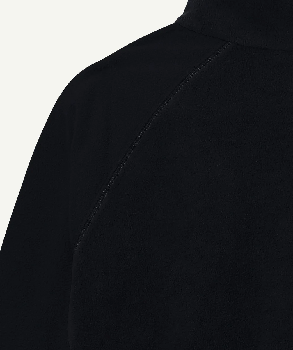 COLUMBIAPULL GARÇON EN POLAIRE À DEMI-ZIP GLACIAL NOIR