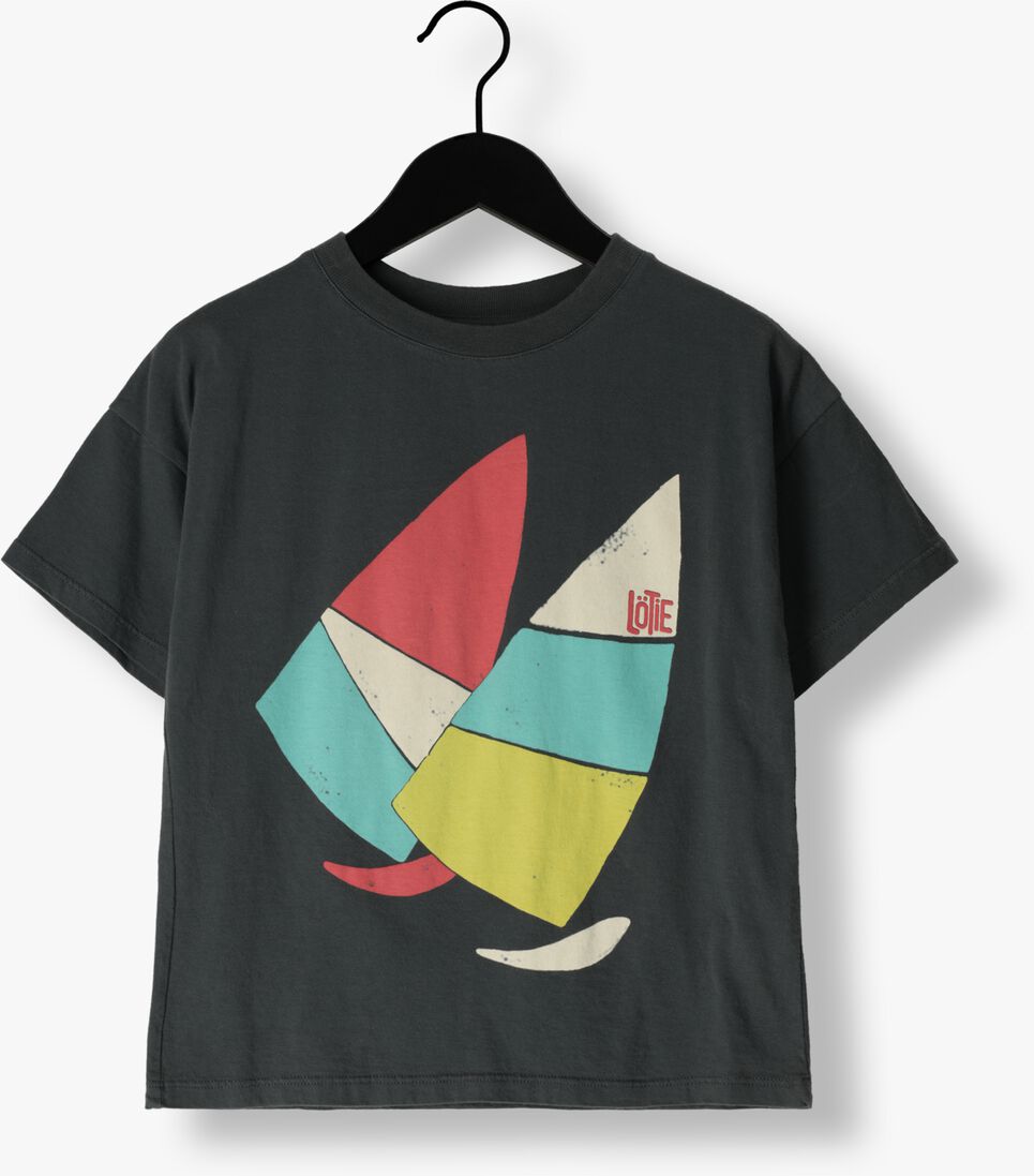 L\u00D6TIEKIDS antraciet l&ouml;tiekids t-shirt s24-122-19