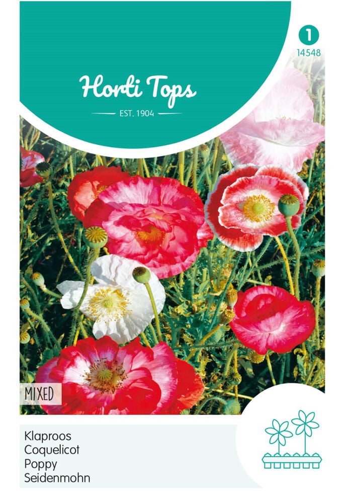 Hortitops Klaproos Gemengd - Bloemzaden