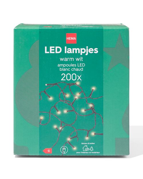 guirlande lumineuse 27.9m avec 200 lumières