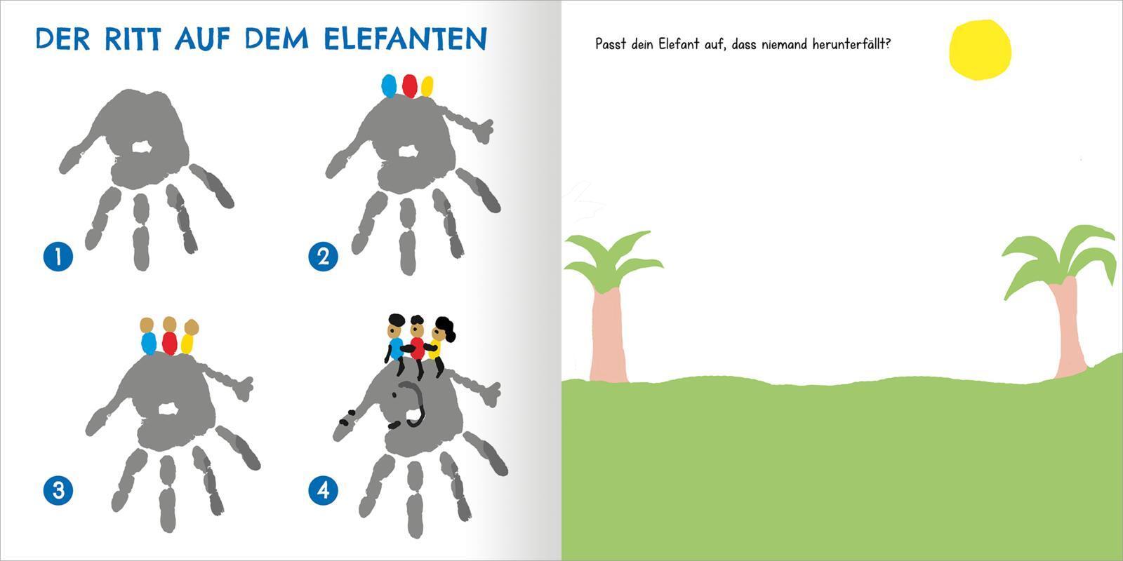 Mein allererstes Fingermalbuch - Lustige Tiere