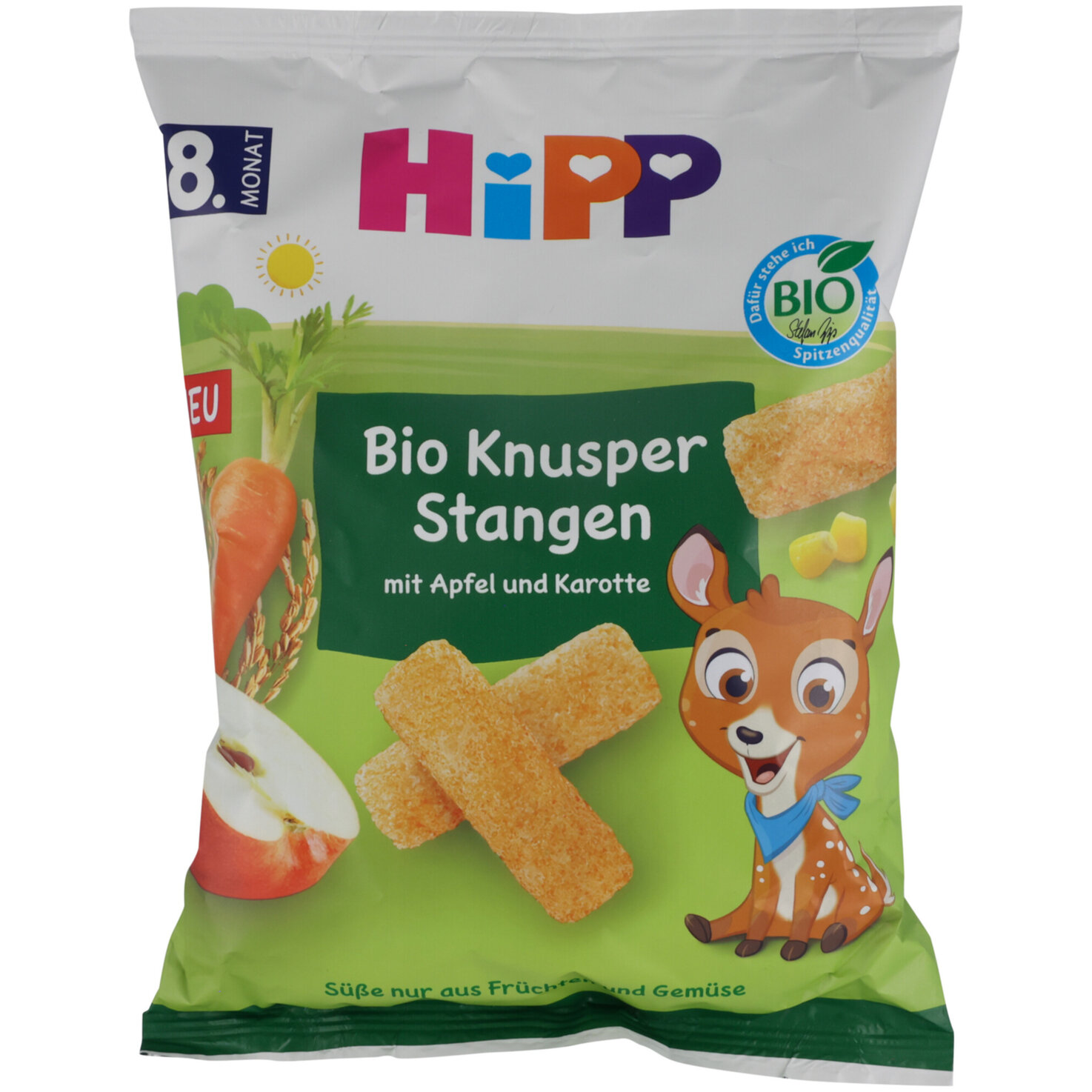 Hipp Knusperstange Apfel & Karotte 8+ Monate