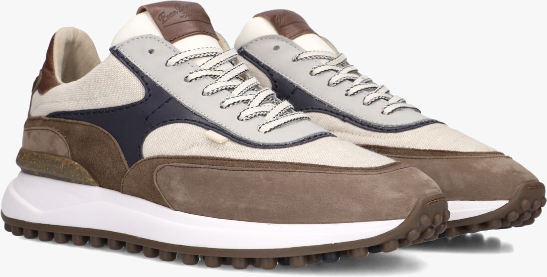 bruine floris van bommel lage sneakers sfm-10207 noppi