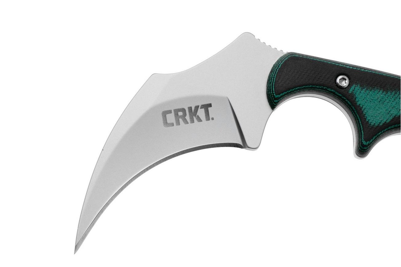 CRKT Keramin, Green Black, 2389 nekmes, Alan Folts design