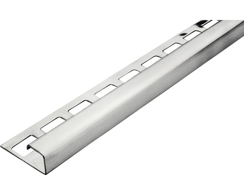 Eindprofiel voor commerciële tegelafwerking Squareline 9 mm roestvrij staal 300 cm 10-pack
