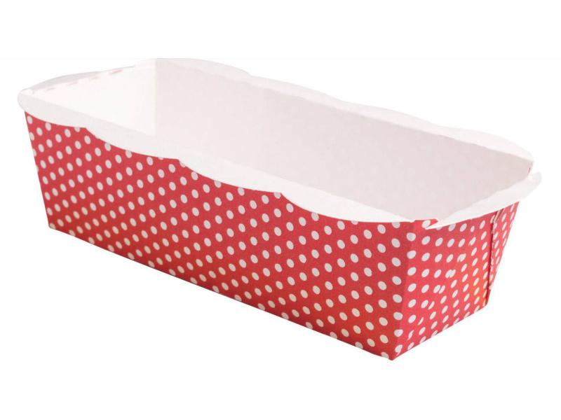 Demmler Cake-Backform Pünktchen XL 15.5 cm, 3 Stück Cake-Backform aus Karton
