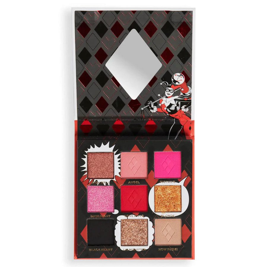 Makeup Revolution x DC Harley Quinn Rebel Heart Palette 9x1g