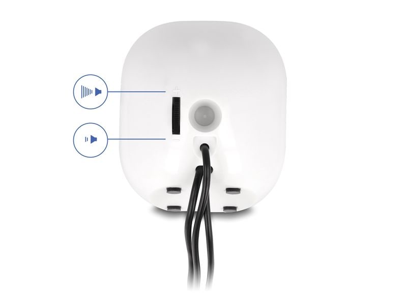 Delock PC-Lautsprecher Mini Stereo 3.5 mm Klinke, USB-Strom Delock Mini Stereo PC Lautsprecher mit 3.5 mm Klinkenstecker und USB Stromversorgung