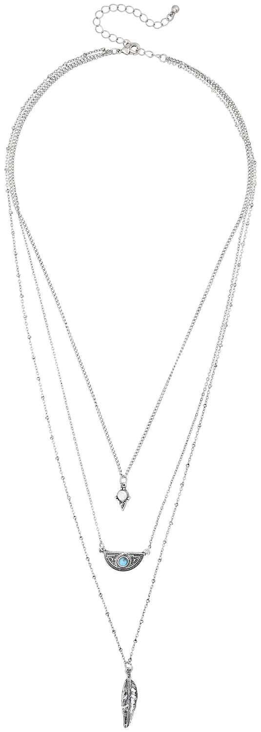 Layering Kette - Boho Turquoise