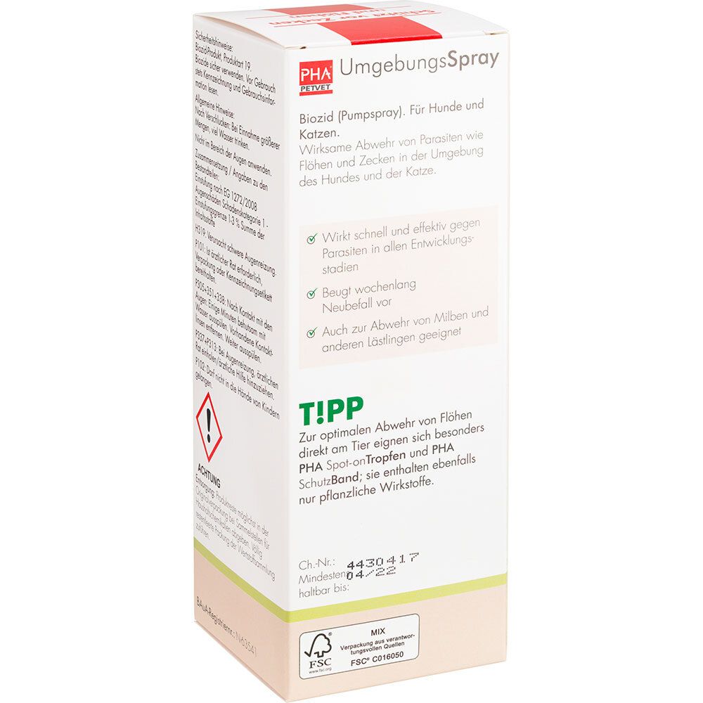 PHA UmgebungsSpray für Hunde und Katzen