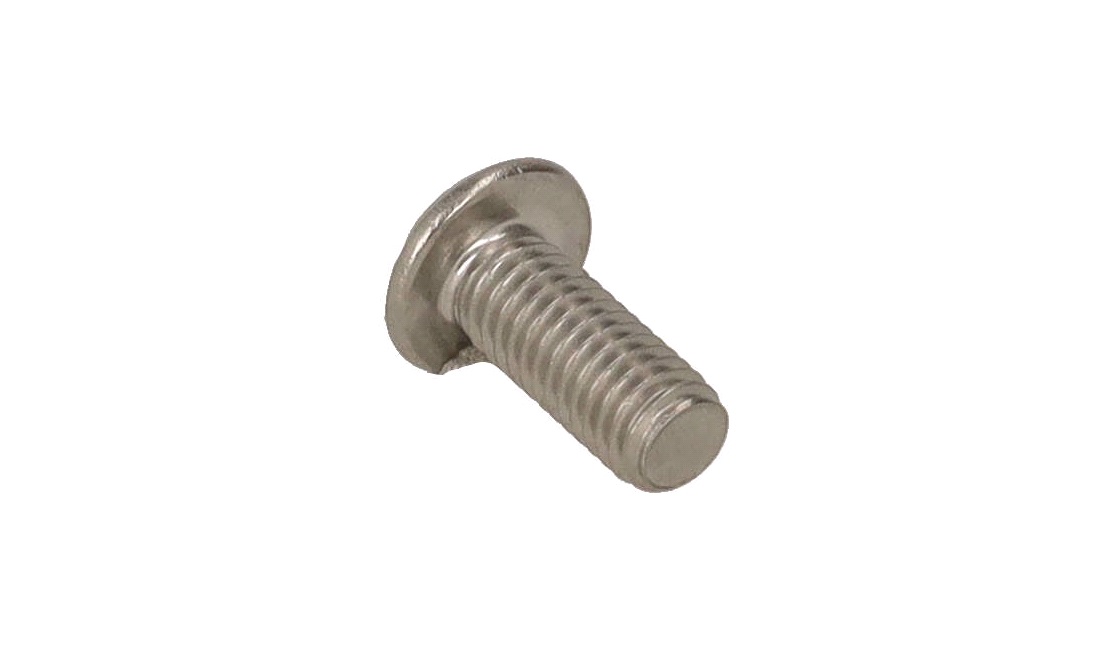 Unbracobolt M5X12mm rustfri rundt hoved